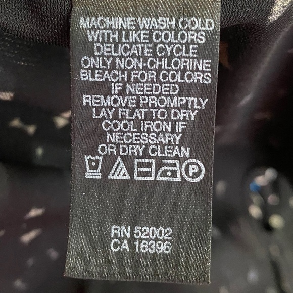 Kenneth Cole Black and White Geo Wrap Dress Size S - Picture 7 of 8